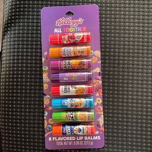 Kellogs Cereals 8 flavoured Lip Balms New in Package
